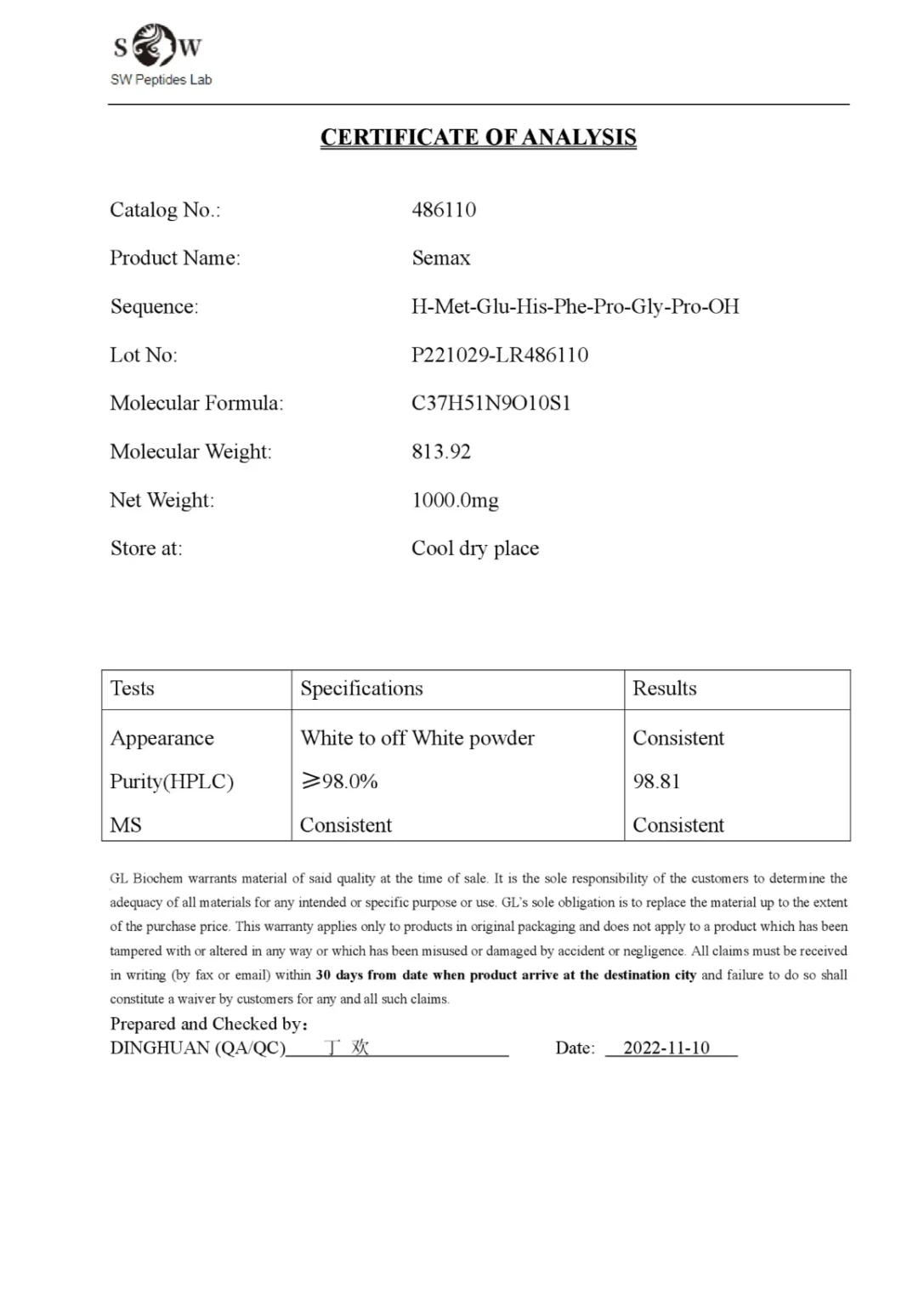 Buy Semax 5mg Online Australia – Research Peptide for Laboratory Use - Image 2