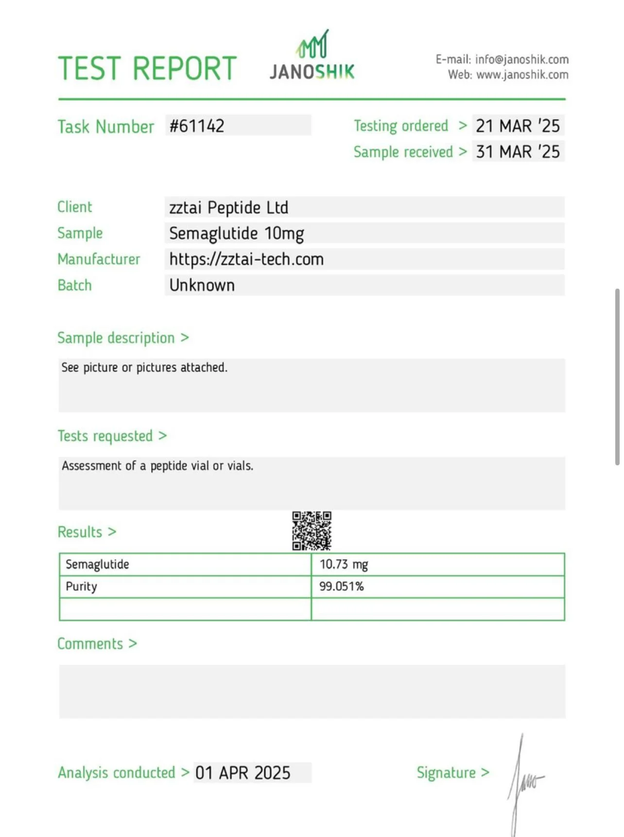 Semaglutide 10mg peptide vial – Buy online in Australia for research use