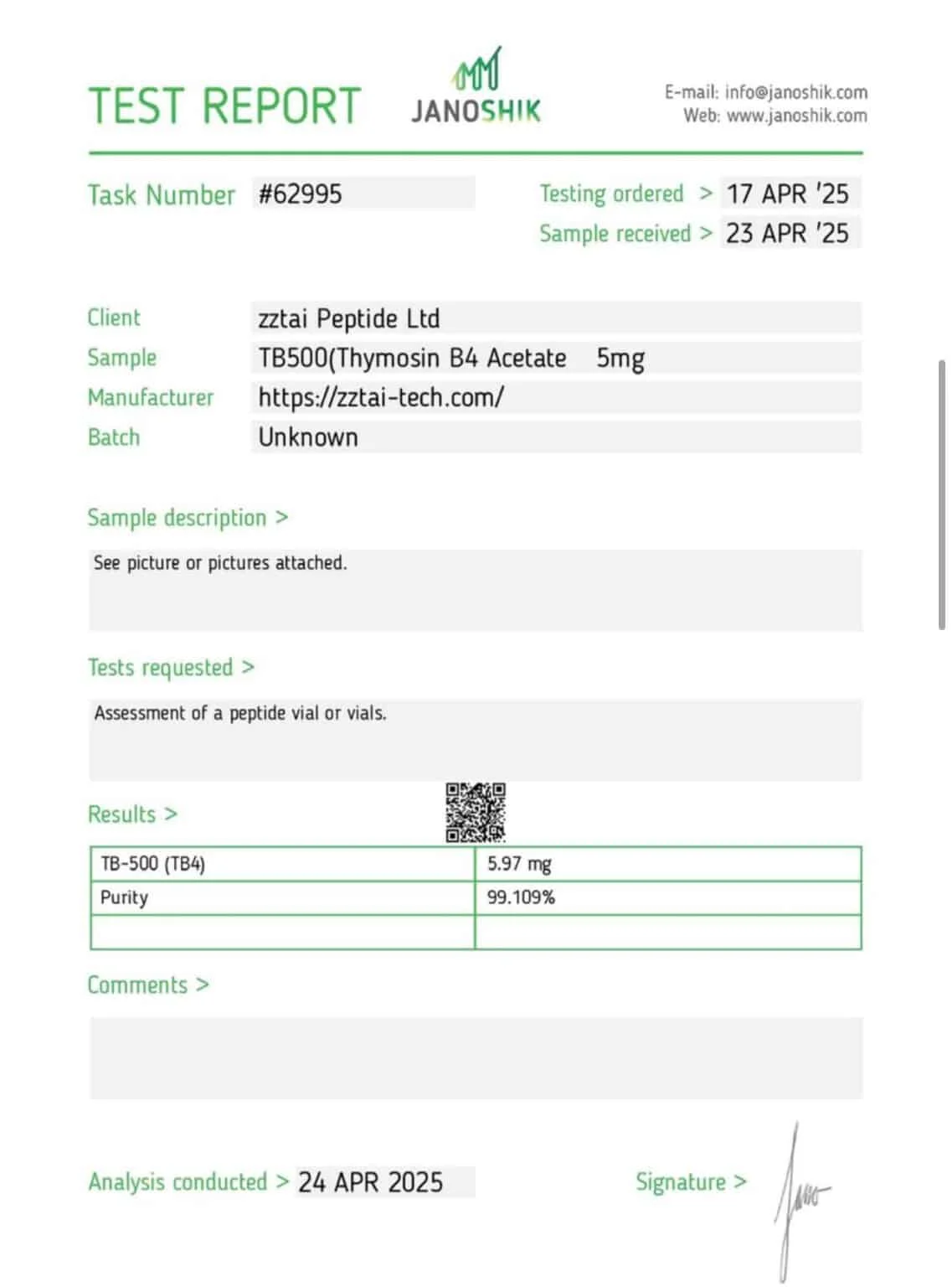 Buy TB500 (Thymosin B4 Acetate) 5mg Online Australia – Research Peptide - Image 2